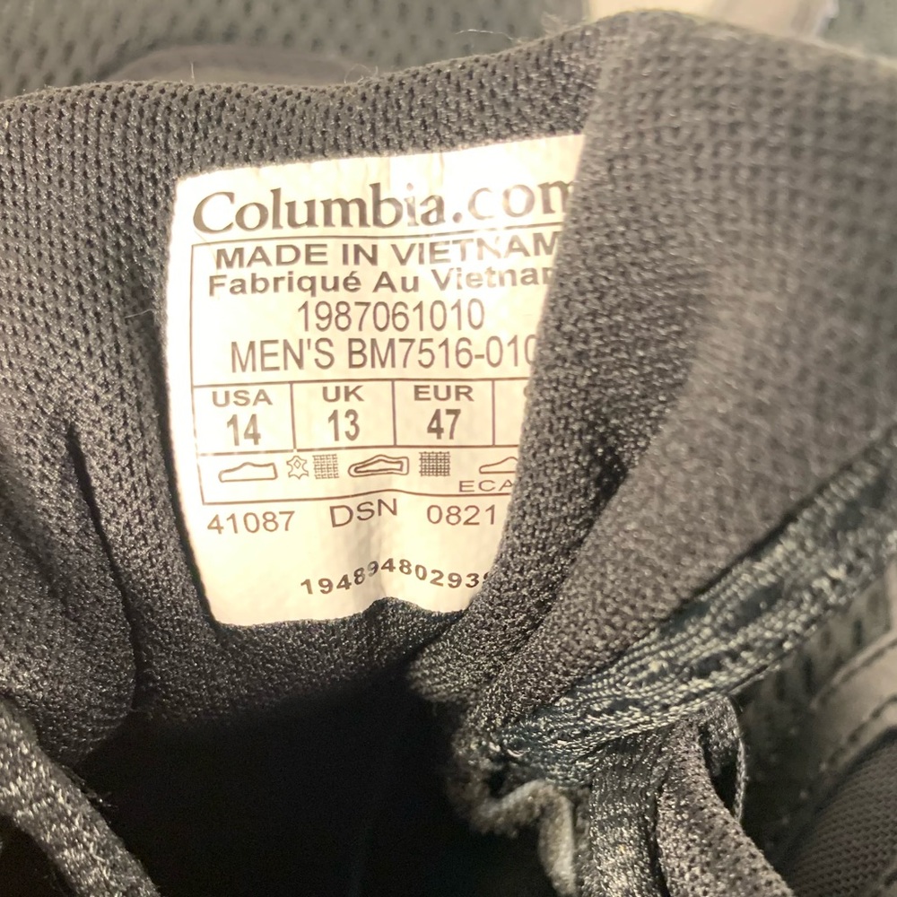 Men’s Columbia Plateau Hiking Shoe - Picture 7 of 8